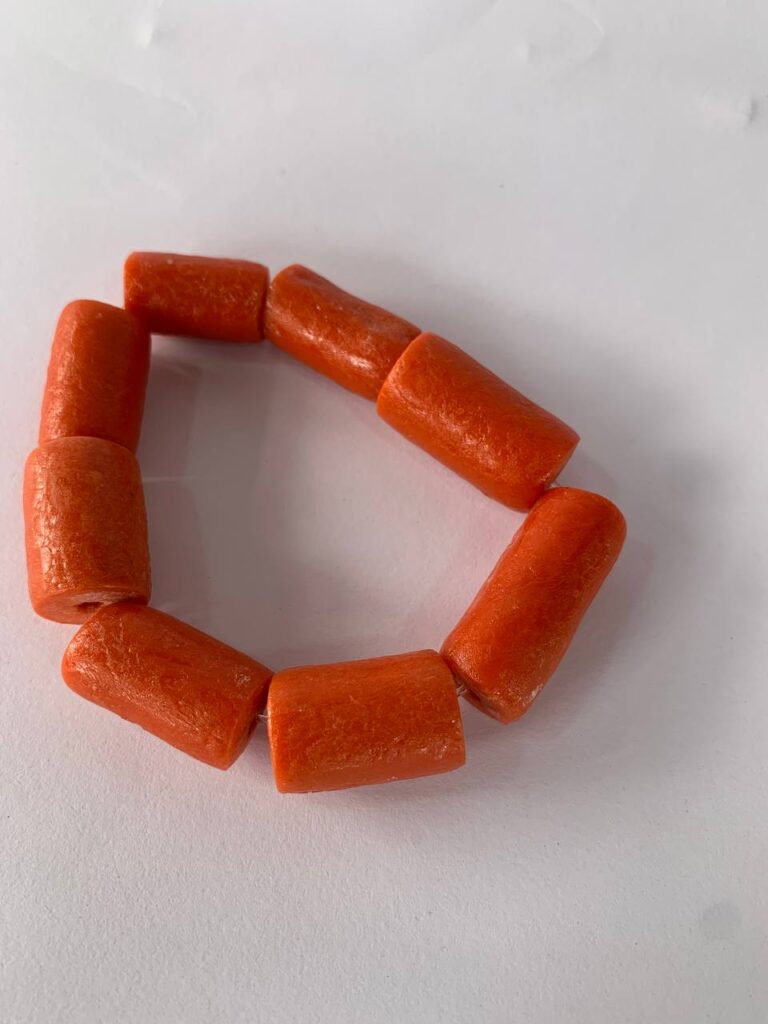 Edo coral bracelet  beads